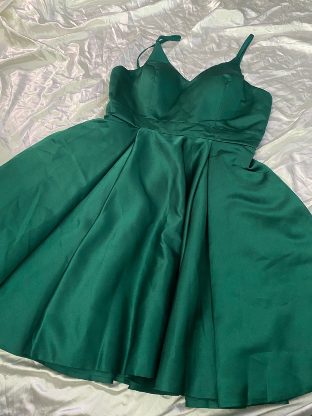 Green formal dress